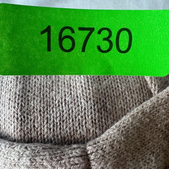 Old Navy Long Sleeve Open Front Cardigan Sweater Beige Small Pockets Career Knit - Picture 13 of 13